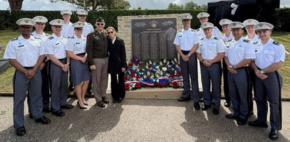 West Point D-Day Memorial unveiled in Normandy