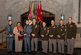 CDT Isaac Morris ’25 Presented with Flipper Award