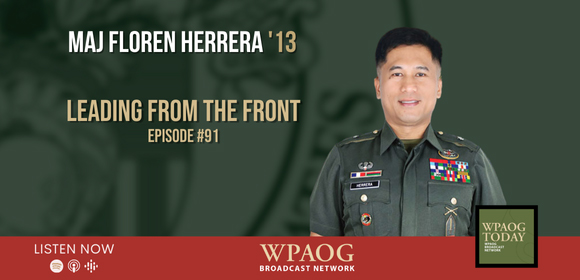 WPAOG Podcast with MAJ Floren Herrera ’13