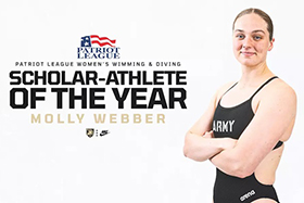 CDT Molly Webber Named 2026 Patriot League Scholar-Athlete of the Year