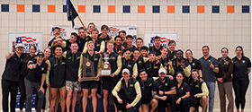 Swimming and Diving Finish 1st and 2nd in Patriot League