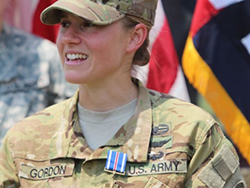 Lindsay Gordon West Point Class of 2012 awarded Flying Cross