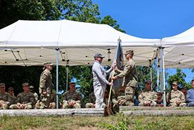 Class of 2029 Receives Class Flag During CFT II Graduation