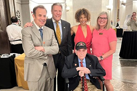 Attendees in Washington, D.C., enjoyed a special screening of &ldquo;Lucky Strike&rdquo; including COL (R) Herb Stern &rsquo;41, USMA&rsquo;s oldest living grad